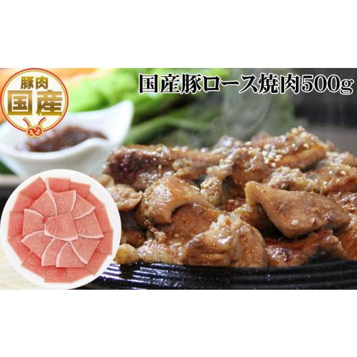 ふるさと納税 高知県 高知市 国産豚ロース焼肉用約500g 豚焼肉 豚肉 ぶた ブタ 高知県 土佐 熨斗