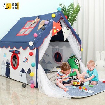 免運 兒童帳篷 室內兒童帳篷 玩具屋 遊戲屋 公主屋 兒童帳篷實木室內女孩小房子太空宇航員獨角獸男孩公主游戲屋粉色特惠/優選 可開發票 全館折扣 售後保障 s542