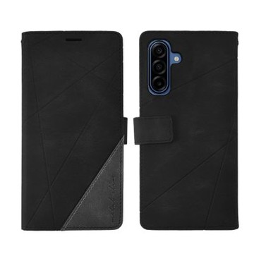 Metal-Slim Samsung Galaxy A17 5G 幾何造型膚感雙料撞色磁吸皮套