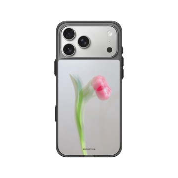 iPhone 17 Pro Max Clear (相機按鈕) 酷墨灰 - Plantica - 印象派 – 哈德維希鬱金香