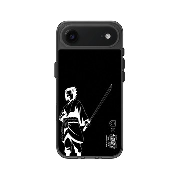 iPhone Air Clear (相機按鈕) 酷墨灰 - 火影忍者 Naruto - 黑白線稿-宇智波佐助