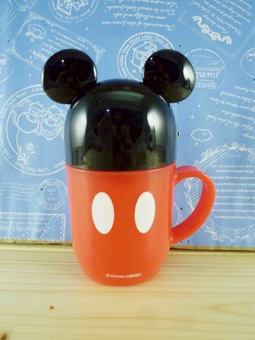 【震撼精品百貨】Micky Mouse_米奇/米妮 ~造型水杯-紅