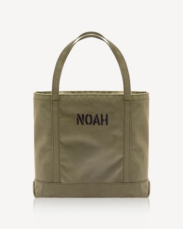 Noah Herringbone Tote Army Green