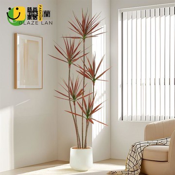 公司貨 免運 假樹 仿真植物 裝飾品 琉璃蘭千年木仿真綠植輕奢客廳室內北歐假綠植裝飾擺件落地式盆栽工廠直銷 可開發票 新品特價/全館折扣 5s715