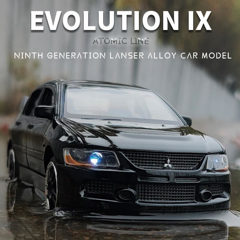 三菱 LANCER Evolution IX 1/32 ミニカー 全3色 ランサーエボリューション ライト点灯 エンジンサウンド 合金モデル 模型 |  LINEショッピング