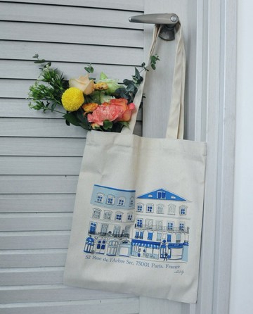 Paris Tote Bag 巴黎帆布袋 直式托特包
