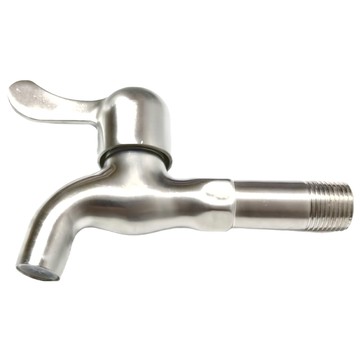 304不鏽鋼單把手陶瓷長栓 台灣製造 無鉛 陶瓷芯  13cm  1個