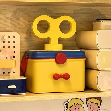 ✨小象優選✨學生宿舍桌面收納盒零食化妝品文具藥盒玩具分層整理盒帶蓋收納箱