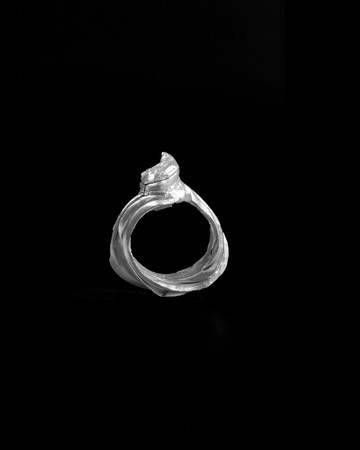 99.9 純銀戒指 鮮奶油造型 Canale 2