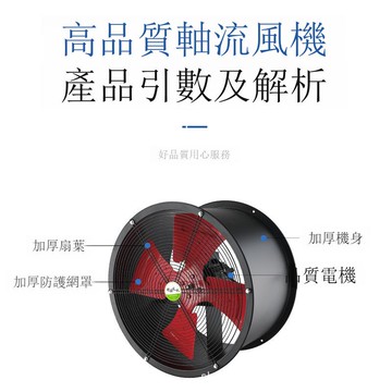 SF軸流風機220強力排風扇管道大功率工業排氣扇380通風機【DD1113001】