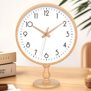 臺式鐘表座鐘客廳擺件桌面擺鐘現代簡約時鐘大號創意臥室臺鐘靜音