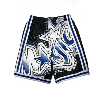 M&N NBA 青少年 Big Face Fashion 7.0 球褲 魔術隊-WN2B7NAR2-MAG