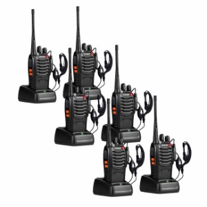 pxton Two Way Radios Long Range Walkie Talkies for Adults with Headphones16 Channel Handheld Way Radio Rechargeable with F