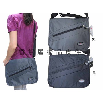 ~雪黛屋~Confidence 側背書包防尼龍布耐磨損耐承重量可肩背可斜側背可放A4資料夾台灣製造ACB3221A