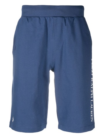 Polo Ralph Lauren - logo-print cotton-blend shorts - men - Cotton/Polyester - XL - Blue
