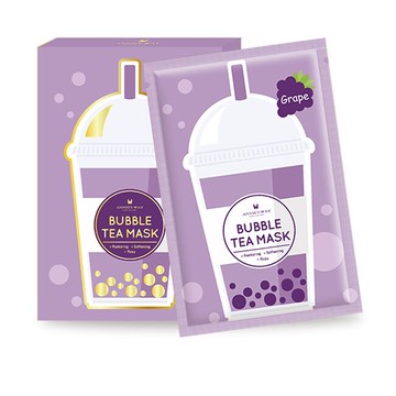 Annie，s Way 安妮絲薇 珍珠奶茶面膜系列 葡萄籽修護面膜 (5片/盒)