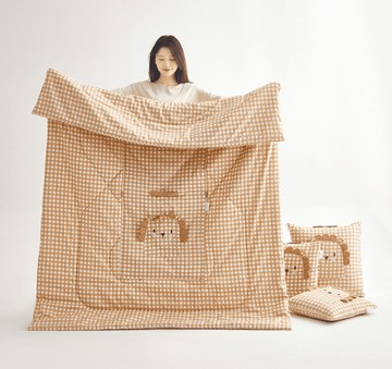 可手提抱枕 沙發枕頭 毯子 枕頭 抱枕被子 午睡靠枕 客廳抱枕 沙發抱枕 50*50cm 兩用抱枕被