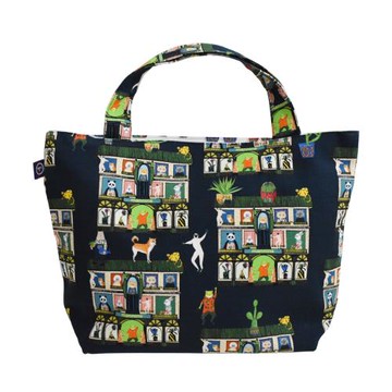 日本mannine B5雙面手提包-皇家