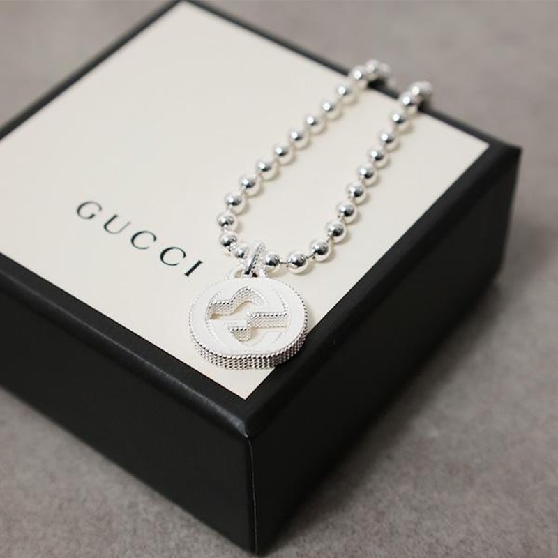 GUCCI グッチ ボールチェーン インターロッキングGブレスレット