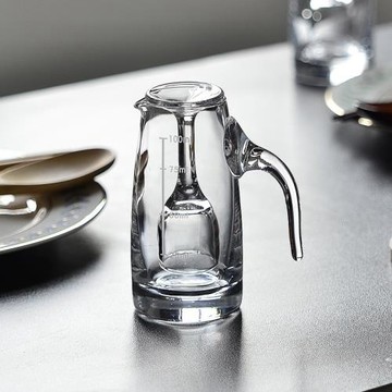 ♡批發二兩分酒器家用白酒杯套裝酒具一壺一杯小號一口高腳烈酒