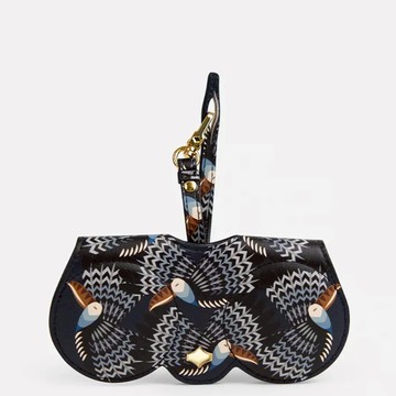 ANY DI 德國時尚真皮眼鏡包-犀鳥群聚