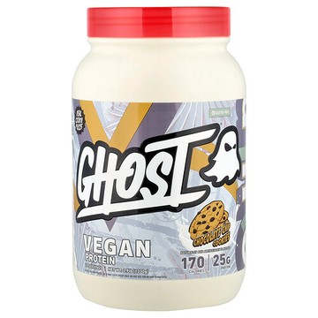 Ghost, 全素蛋白，巧克力碎曲奇，2.9 磅（1330 克）