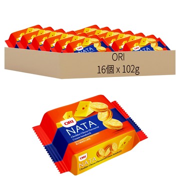 ORI 活力 起士風味夾心餅乾  102g  16個