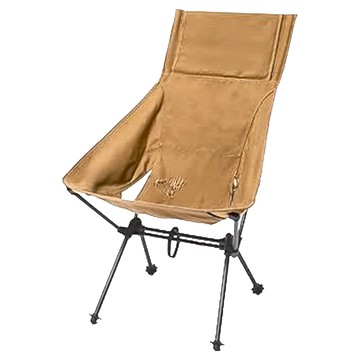 克米特 戶外露營摺疊椅  卡其色  1個