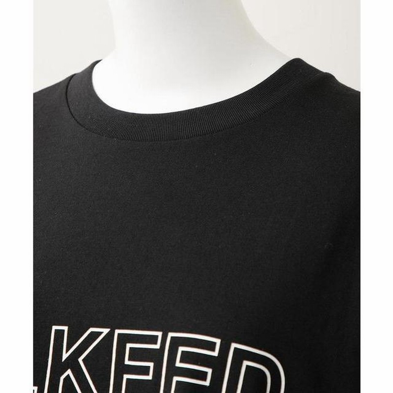 ミルクフェド MILKFED. OUTLINE LOGO L/S TOP アウトライン ロゴ