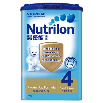 Nutrilon 諾優能 金版兒童成長配方 4號 3~7歲  900g  1罐