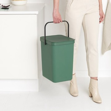 Brabantia 多功能餐廚置物桶25L-冷杉綠