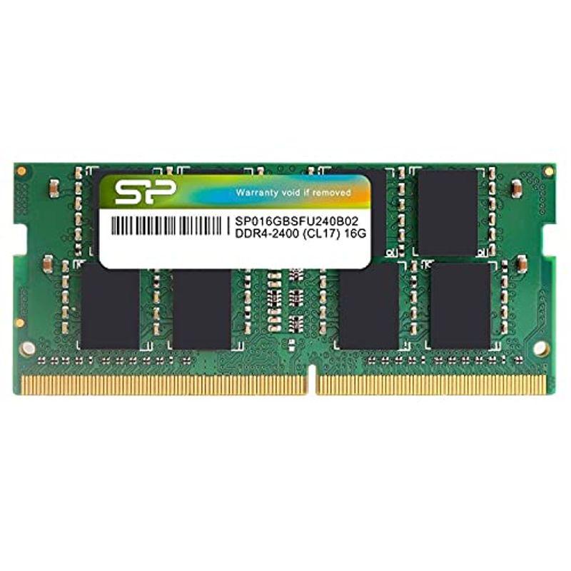 シリコンパワー ノートPC用メモリDDR4-2400(PC4-19200) 16GB×1枚 ...