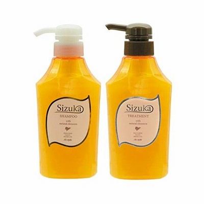 アズスタイル Sizuka 雫髪 シズカ ボトル シャンプー400ml トリートメント400g セット くせ毛用 通販 Lineポイント最大get Lineショッピング