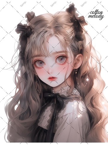 original sticker no.283 人物貼紙 原創貼紙 人物貼紙 女孩貼紙 原創人物貼紙