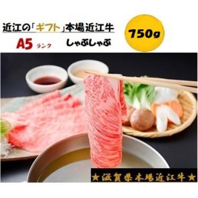 ふるさと納税 滋賀県 A5ランク　近江牛すき焼き・しゃぶしゃぶ詰め合わせ(750g 750g)