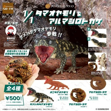 Beau特佛toys 現貨 SO-TA 轉蛋 扭蛋 1/1 瘤尾 守宮 & 犰狳蜥 整套全4種