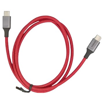 UGREEN 綠聯 3A USB Type-C公對公快充傳輸線  1m  紅色  1條
