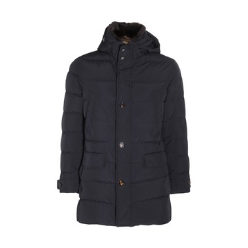 Moorer - Blue Puffer Saturno Down Jacket