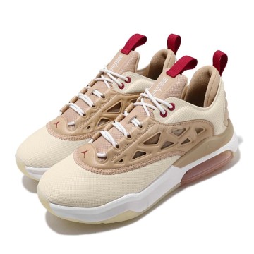 Nike 休閒鞋Wmns Jordan Air Max 200 XX 卡其米白女鞋運動鞋喬丹【ACS