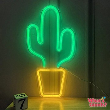 廠商配送 Light in Plan O 造型背板霓虹燈(仙人掌)