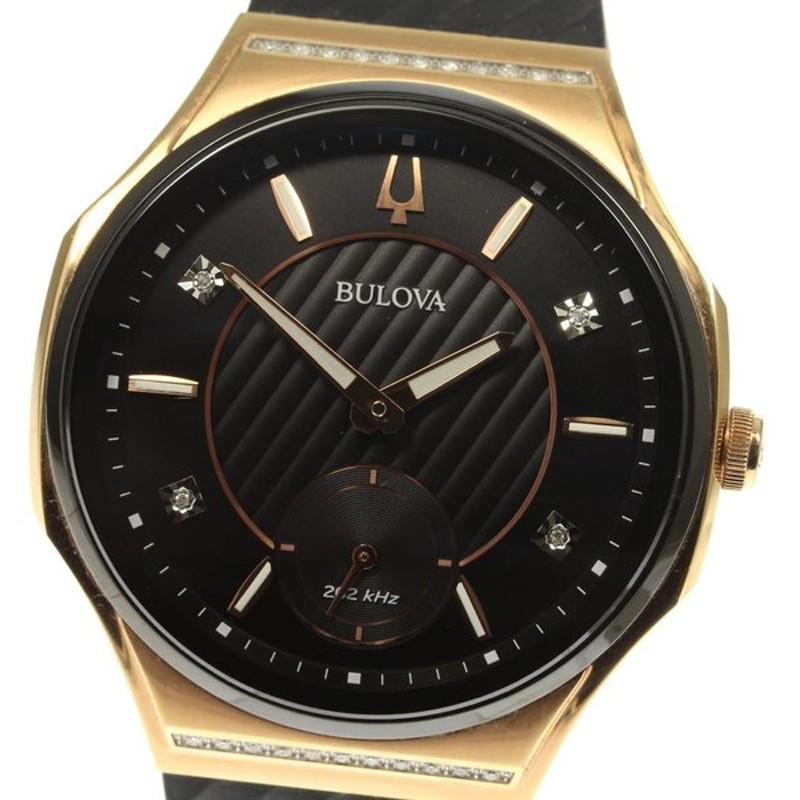 誠実】 ◇BULOVA/ブローバ カーブ◇新品◇ホワイト/ダイヤモンド