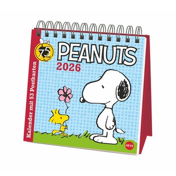 【史努比信箱 53 封幸福郵件】2026週曆×明信片