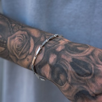 ［萬人街選物］A09 瓜子手鍊 買1送1 鈦鋼 手鏈 銀飾 飾品 鋼飾 手環 手鐲 配件 個性 男女飾品 情侶手鍊