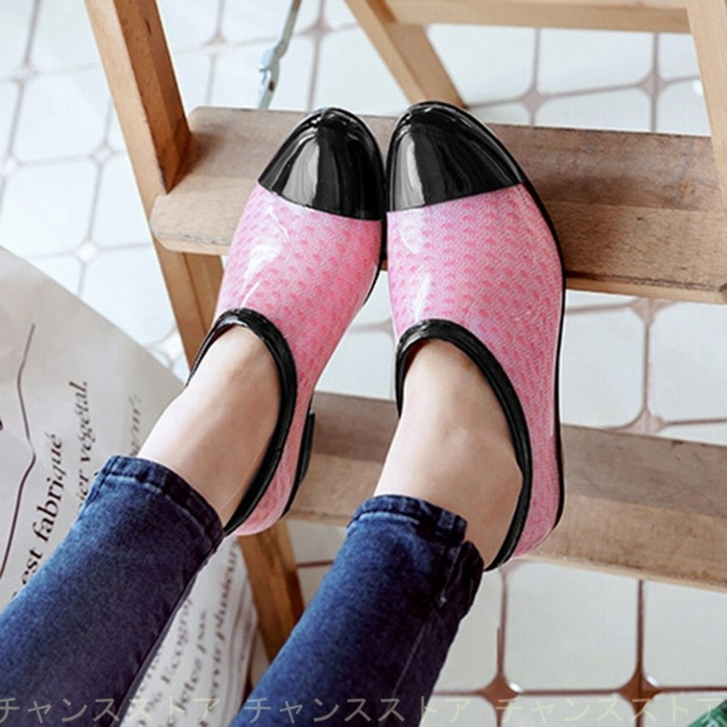 レインブーツ ショート レインシューズ レディース おしゃれ 通勤 チャンキーヒール 太ヒール 長靴 撥水 防水 雨靴 可愛い 防水 スニーカー ローカット 通販 Lineポイント最大0 5 Get Lineショッピング