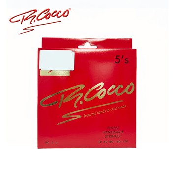 Richard Cocco RC5A-S 鋼弦 40-120 五弦貝斯套弦 義大利頂級手工製弦【敦煌樂器】