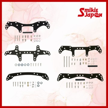 田宮 迷你四驅車改裝寬幅撐桿組｜前撐桿（玻璃鋼 / VZ&AR車架專用）+ 後撐桿（玻璃鋼 / AR車架專用）｜日本直送