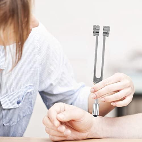 Tuning Forks for Healing Chakra Set (Rose Quartz Crystal)