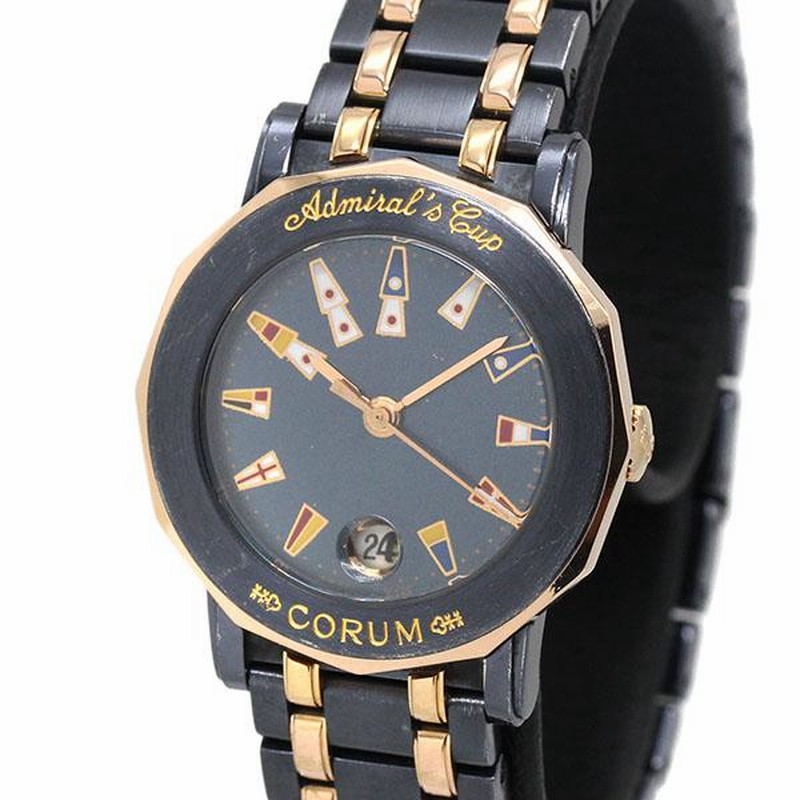 コルム CORUM アドミラルズカップ 39.130.34 V585 ネイビー文字盤 SS