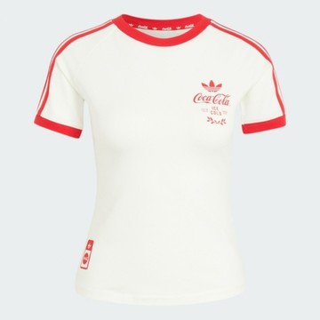 Adidas 愛迪達 3s Tee KY7559 女 T恤 運動上衣 休閒短袖 白 亞版 可口可樂