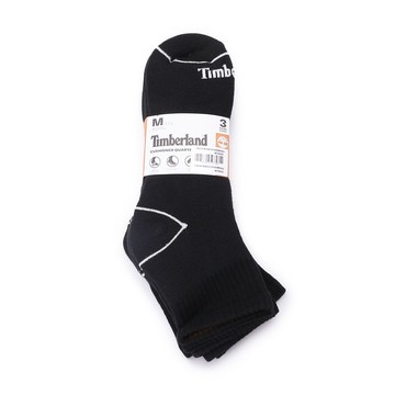 TIMBERLAND 短筒襪 3入組 黑 A6BAQ001